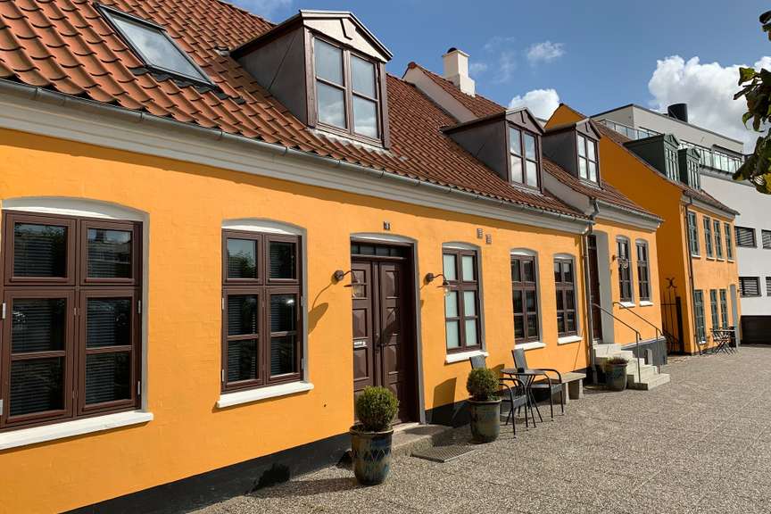 Det gule byhus på Nørregade 8